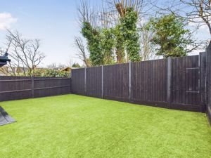 REAR ARTIFICIAL LAWN- click for photo gallery